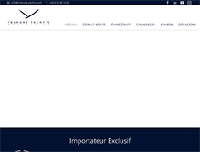 Tablet Screenshot of inshore-yachts.com